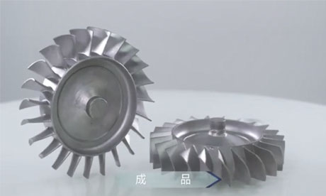 去型殼、澆注、去殼、打磨成品